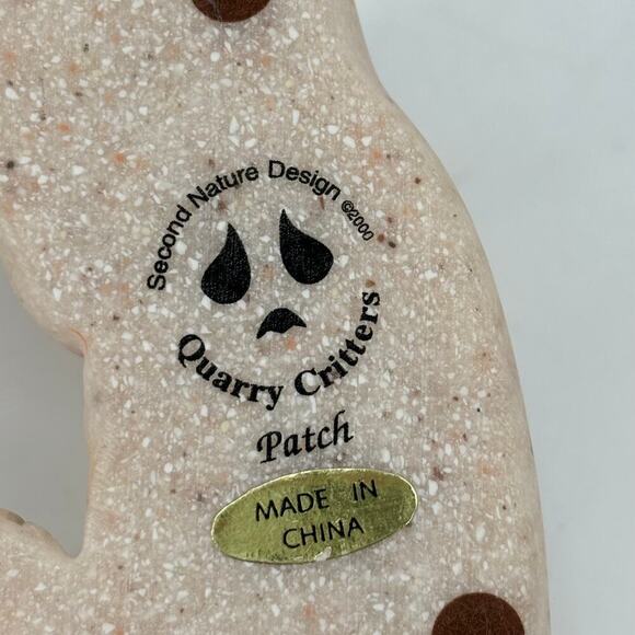 Vintage 2000 Quarry Critters Patch Pink Pig Figurine Second Nature Design 3 Inch - Picture 6 of 8